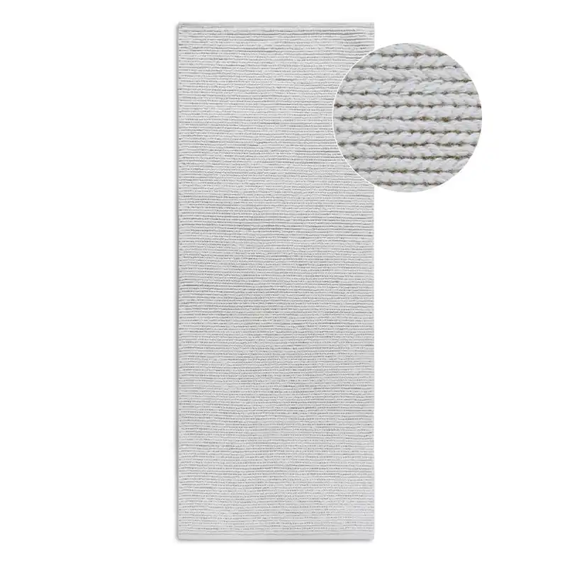 Taniej Biały wełniany chodnik tkany ręcznie 80x200 cm Francois – Villeroy&Boch Bonami