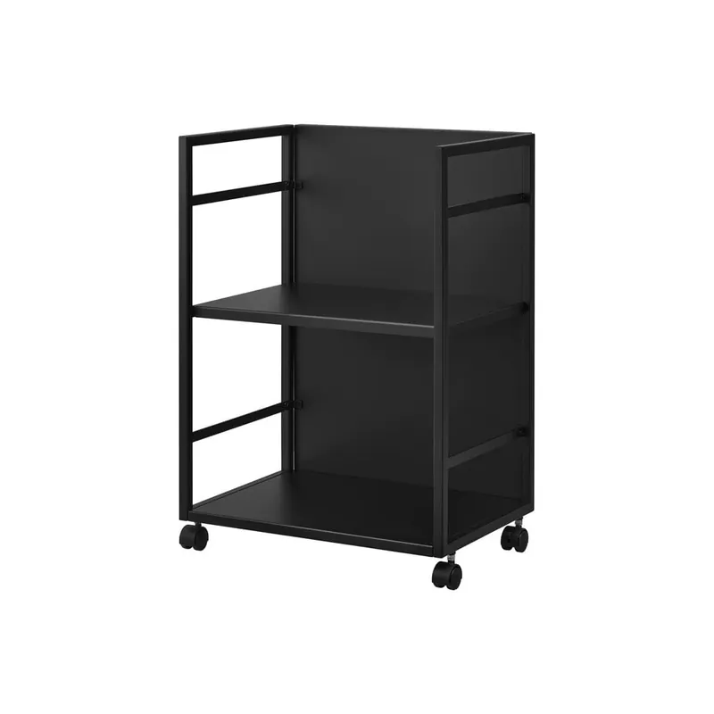 Czarny metalowy regał na kółkach 42x60 cm Tower – YAMAZAKI Bonami Szybka dostawa