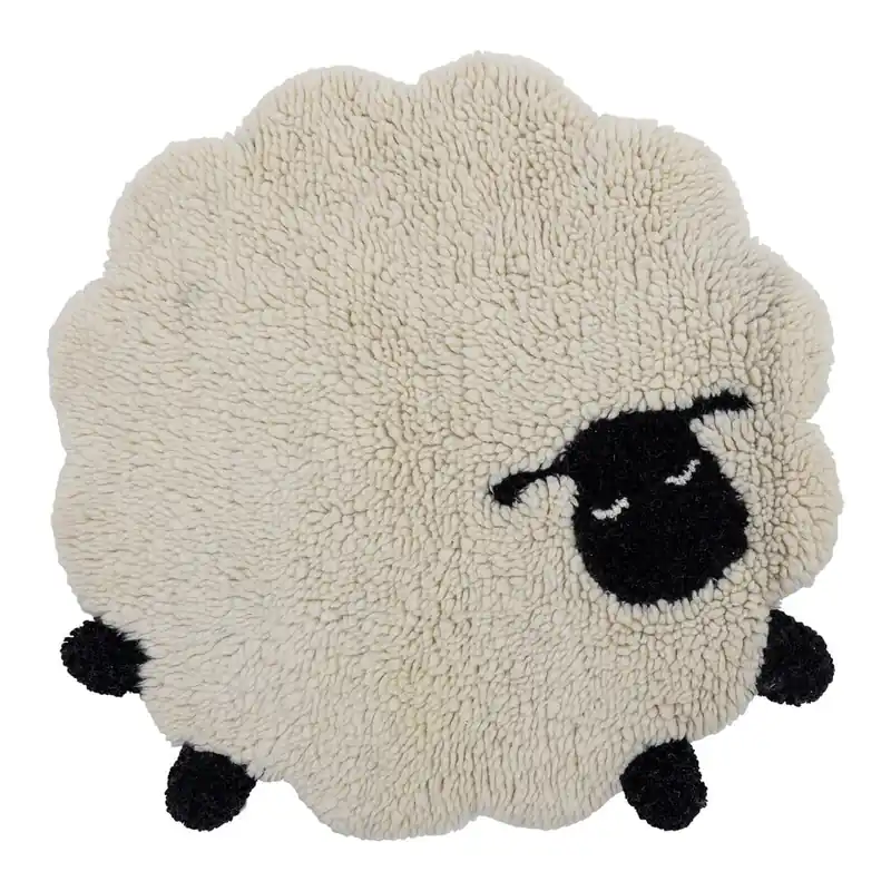 Promocja Biały wełniany dywan dziecięcy ø 84 cm Dolly – Bloomingville Mini Bonami