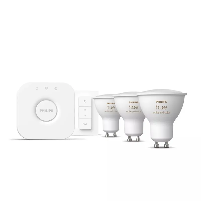 Inteligentny zestaw startowy 5 szt. z gwintem GU10, 6 W White and color ambiance – Philips Hue Bonami Zamów dziś