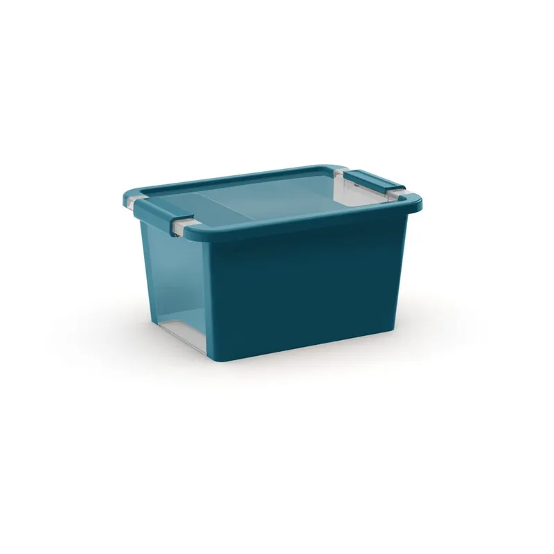Cena promocyjna Morski plastikowy pojemnik z pokrywką 36,5x26x19 cm Bi-Box – KIS Bonami