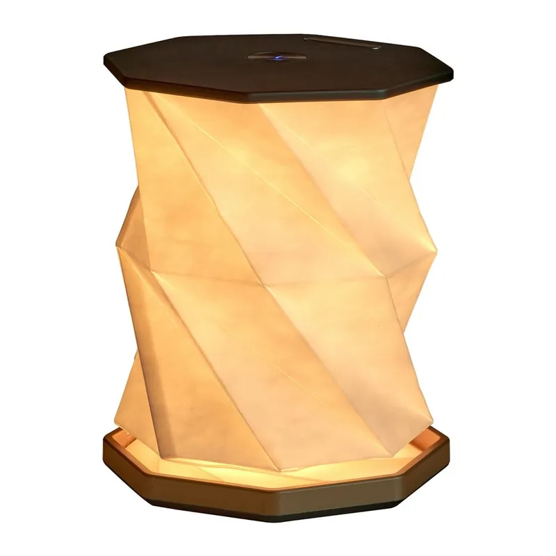 Tylko do końca tygodnia Czarna dekoracja świetlna na USB ø 12 cm Twist Hexagon – Gingko Bonami