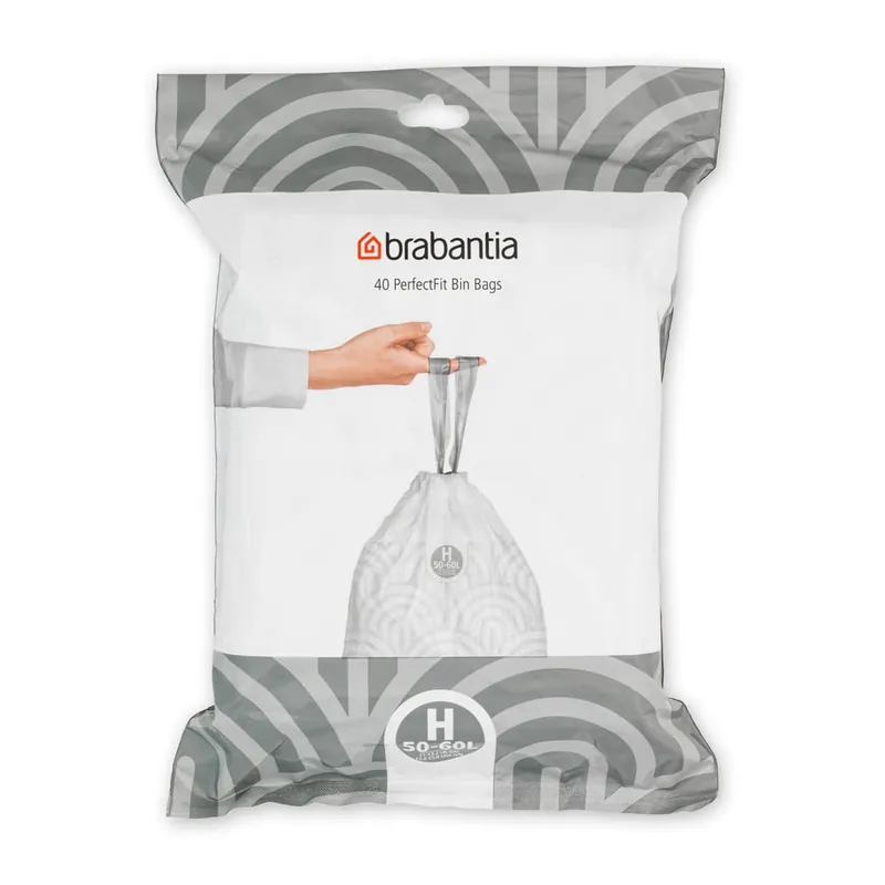 Worki na śmieci zestaw 40 szt. 60 l PerfectFit H – Brabantia Bonami Tani