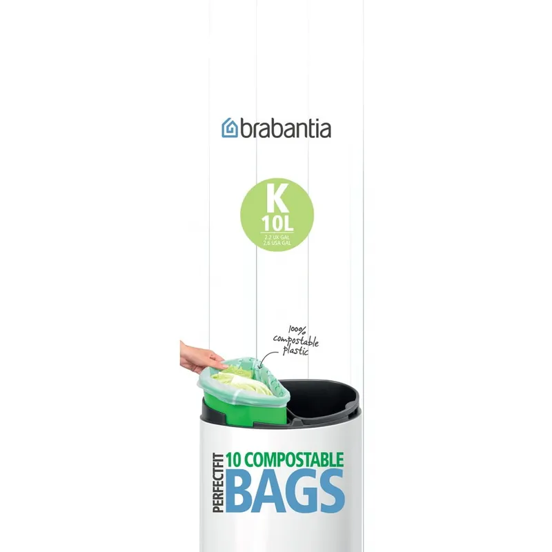 Biodegradowalne worki na śmieci zestaw 10 szt. 10 l PerfectFit K – Brabantia Bonami Niska cena