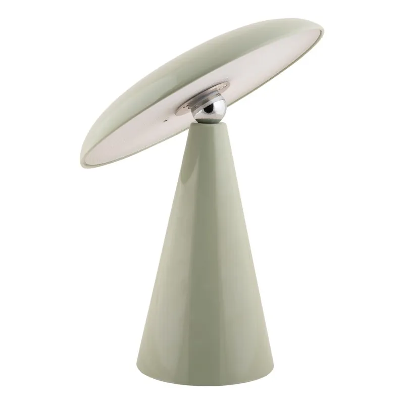 Jasnozielona lampa stołowa LED ze ściemniaczem (wysokość 26 cm) Phoebe – Leitmotiv Bonami Bezpieczna płatność