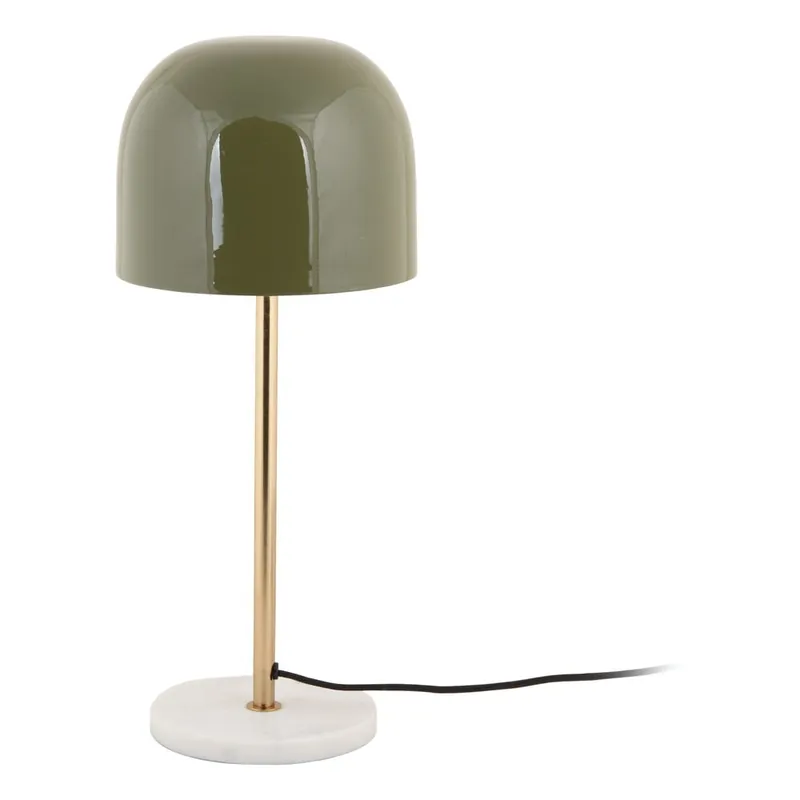 Lampa stołowa w kolorze khaki z metalowym kloszem (wysokość 50 cm) Manta – Leitmotiv Bonami Ostatnia szansa