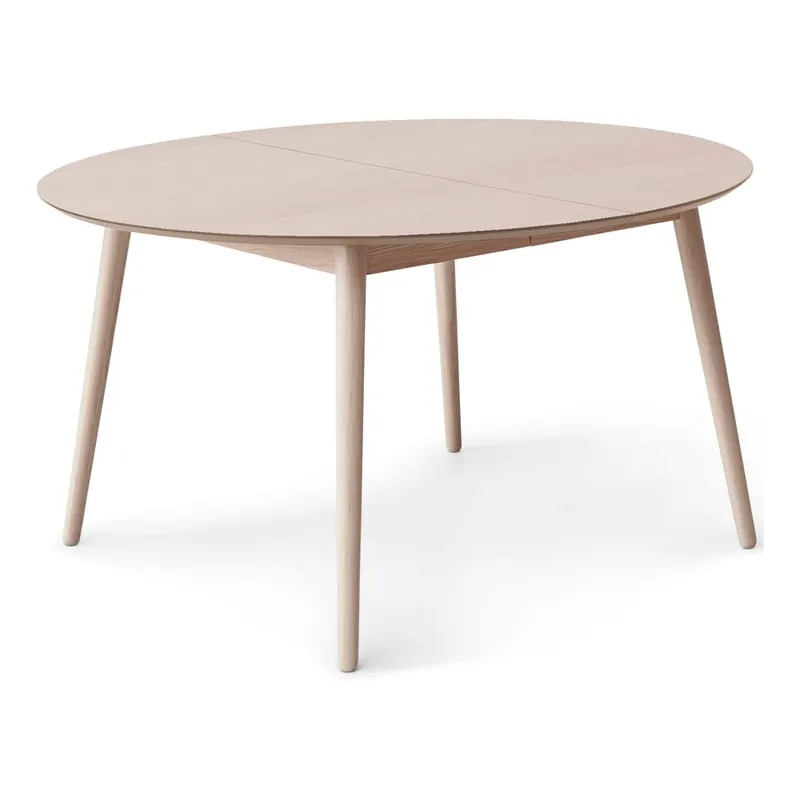 Okrągły rozkładany stół z dodatkowym blatem w dekorze dębu ø 135 cm Meza – Hammel Furniture Bonami Niska cena