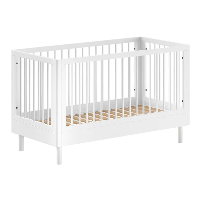 Popularny Białe łóżeczko z litego drewna bukowego 70x140 cm Forrest – Vipack Bonami