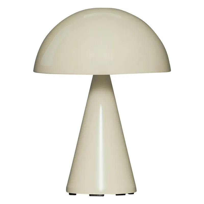 Kremowa lampa stołowa LED ze ściemniaczem (wysokość 20 cm) Mush – Hübsch Bonami Do wyczerpania zapasów
