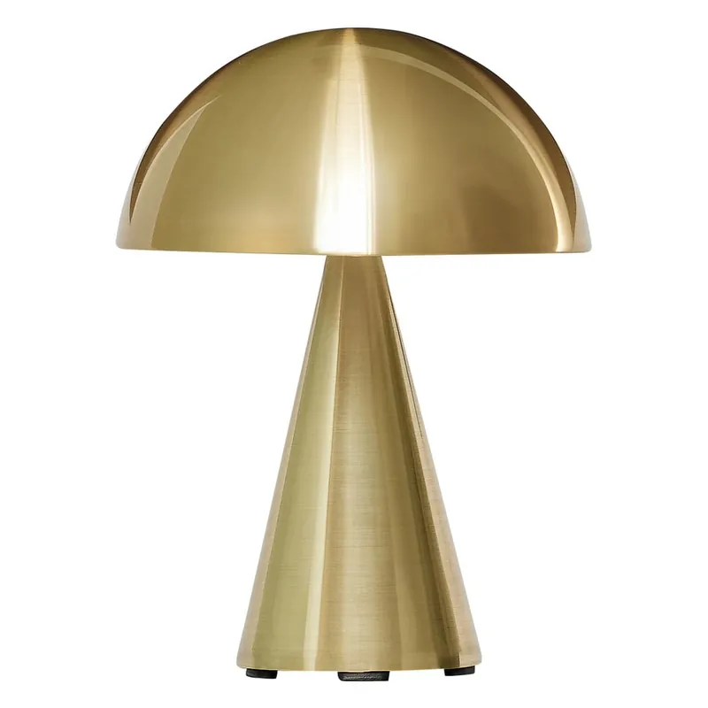 Darmowy zwrot Lampa stołowa LED w kolorze złota ze ściemniaczem (wysokość 20 cm) Mush – Hübsch Bonami