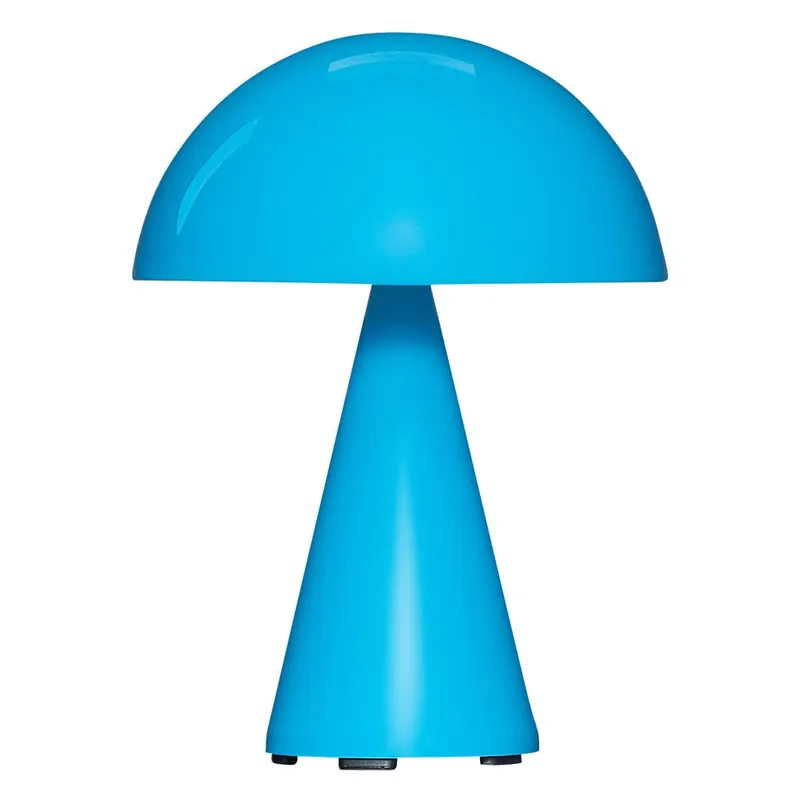 Wysoka jakość Niebieska lampa stołowa LED ze ściemniaczem (wysokość 20 cm) Mush – Hübsch Bonami