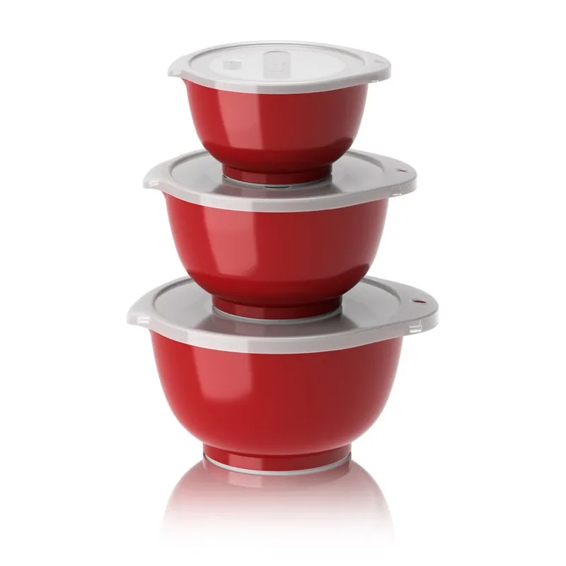 Wyjątkowa oferta Czerwone miski zestaw 3 szt. 750 ml Margrethe Mini – Rosti Bonami