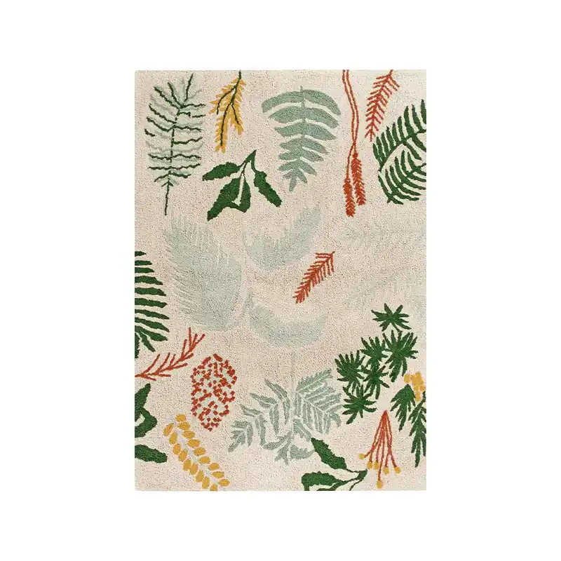 Bawełniany dywan dziecięcy tkany ręcznie odpowiedni do prania 140x200 cm Botanic Plants – Lorena Canals Bonami Darmowy zwrot