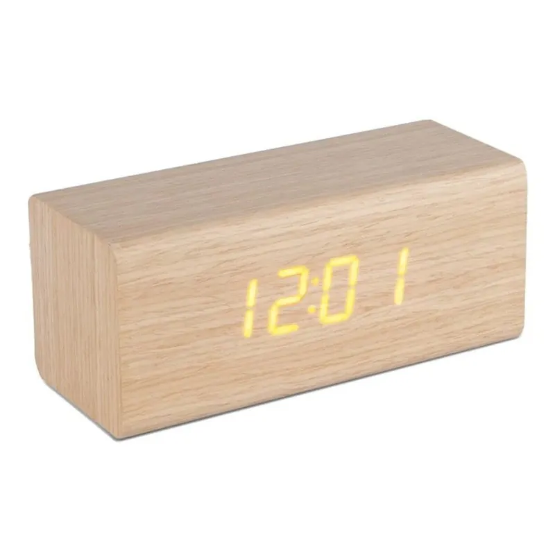 Cyfrowy budzik stołowy Timber – Balvi Bonami Zniżka