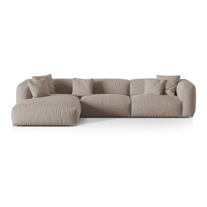 Beżowy narożnik modułowy (lewostronny) Martina – Micadoni Home Bonami Do wyczerpania zapasów
