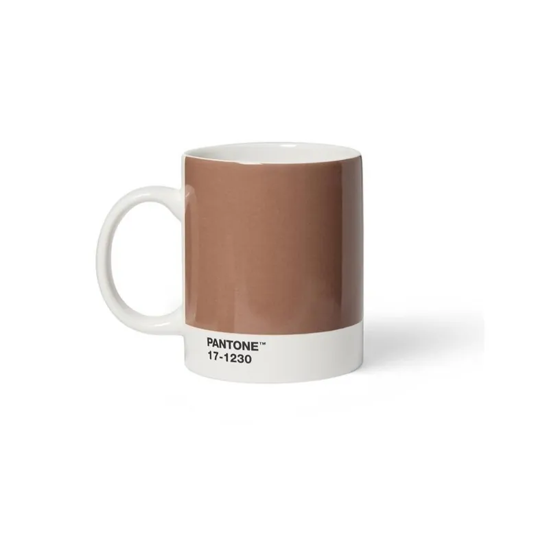 Popularny Jasnobrązowy ceramiczny kubek 375 ml Mocha Mousse 17-1230 – Pantone Bonami
