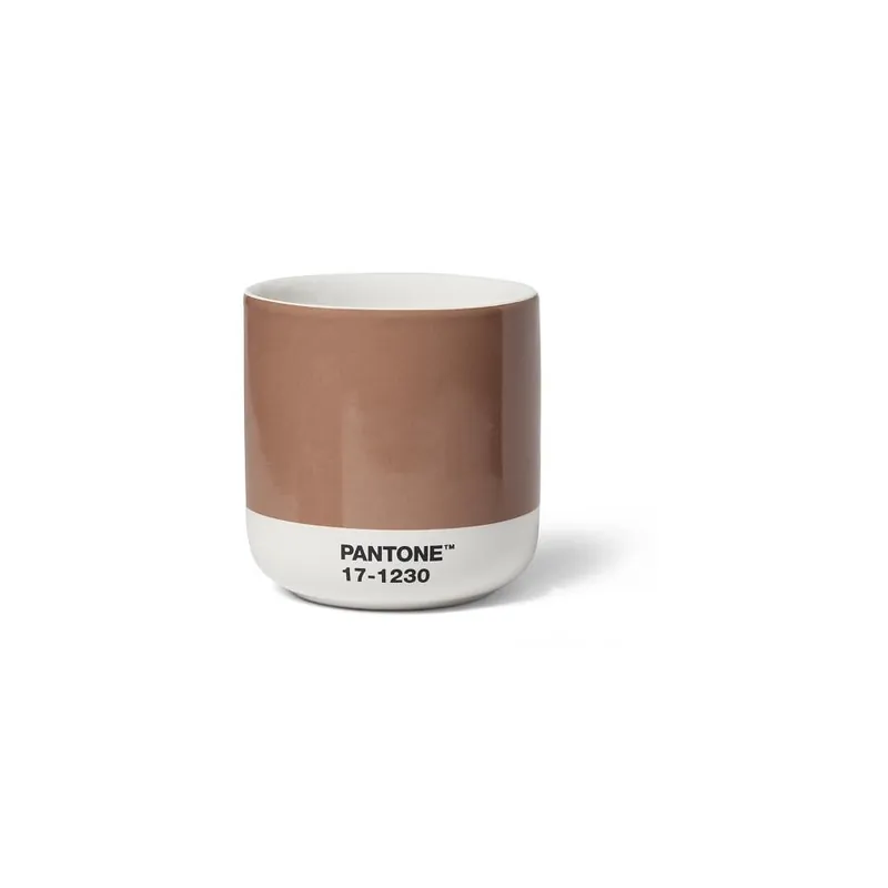 Szybka wysyłka Jasnobrązowy ceramiczny kubek 175 ml Cortado Mocha Mousse 17-1230 – Pantone Bonami