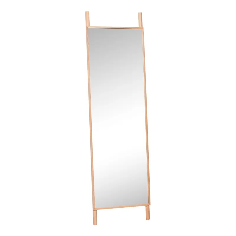 Super okazja Lustro z drewnianą ramą stojące 53x188 cm Lean – Hübsch Bonami
