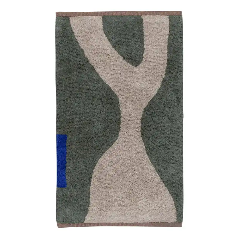 Ciemnozielony bawełniany dywan odpowiedni do prania 50x80 cm Figura – Mette Ditmer Denmark Bonami Sprawdź teraz