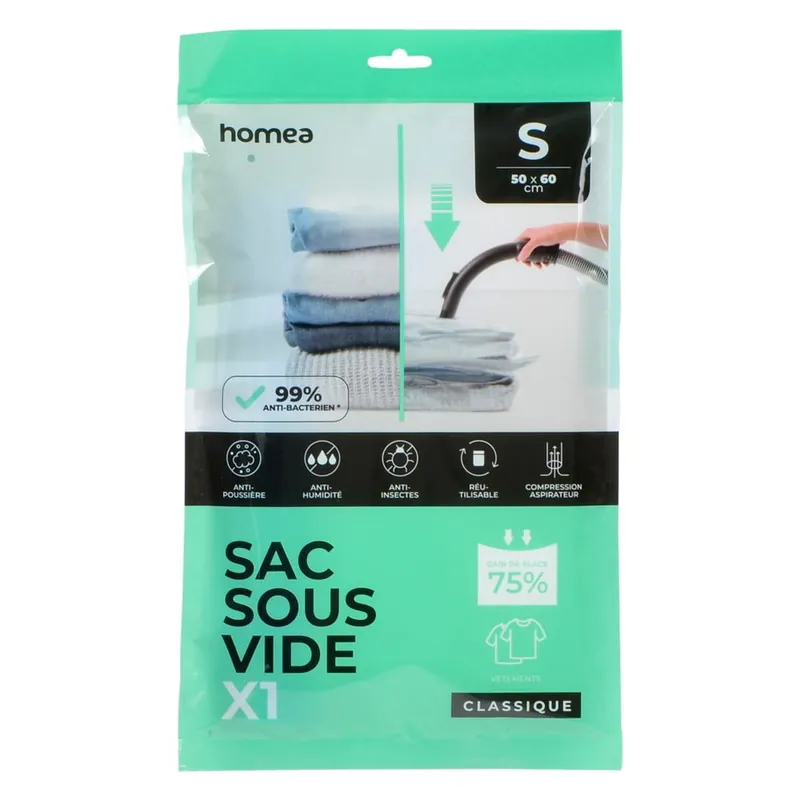 Worek próżniowy Antibacterial – Homéa Bonami Kup teraz