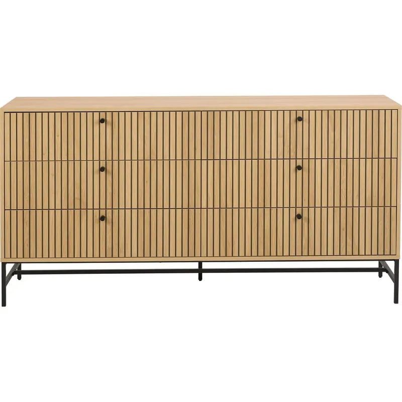 Komoda w dekorze dębu w naturalnym kolorze 158x80x40 cm Albany – Actona Bonami Sprawdź teraz