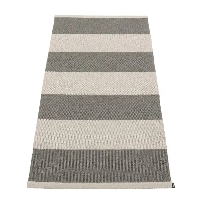 Antracytowo-kremowy chodnik odpowiedni na zewnątrz 70x150 cm Bob Charcoal Linen – Pappelina Bonami Promocja
