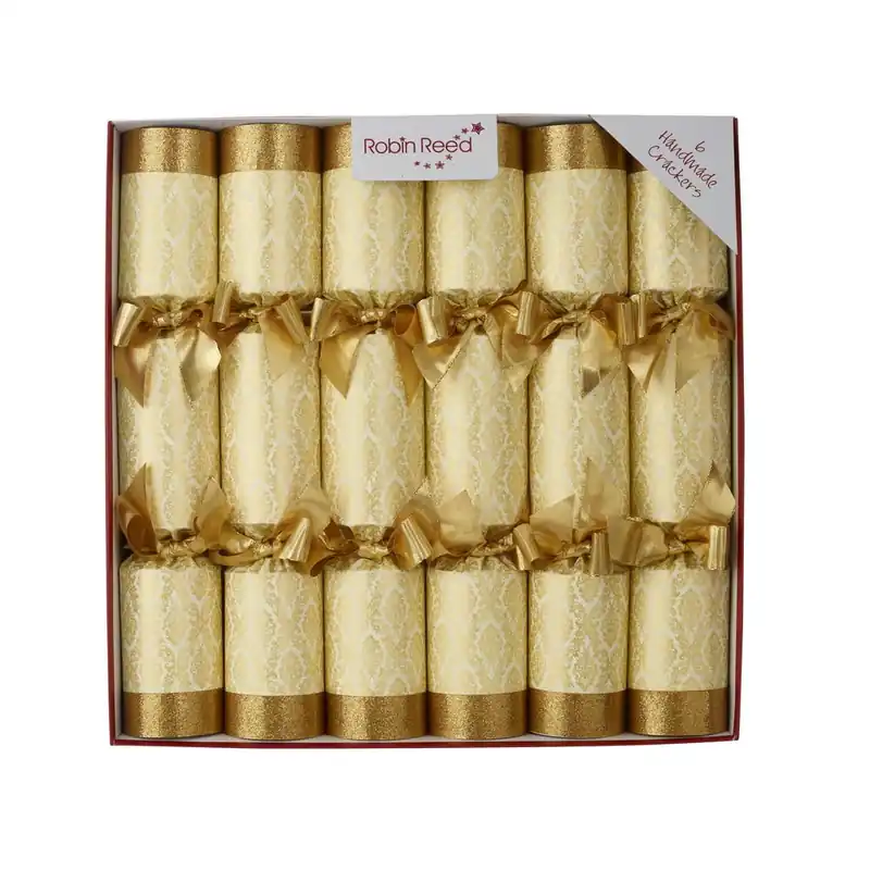 Crackery świąteczne zestaw 6 szt. Gold Damask – Robin Reed Bonami Zamów dziś