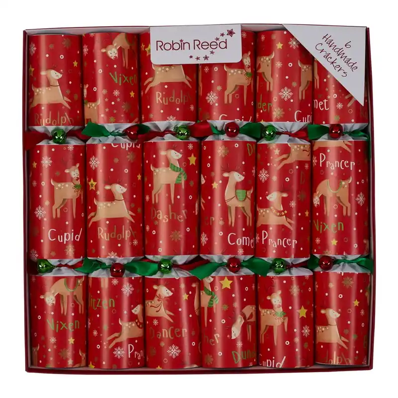 Oferta limitowana Crackery świąteczne zestaw 6 szt. Rudolph & Friends – Robin Reed Bonami