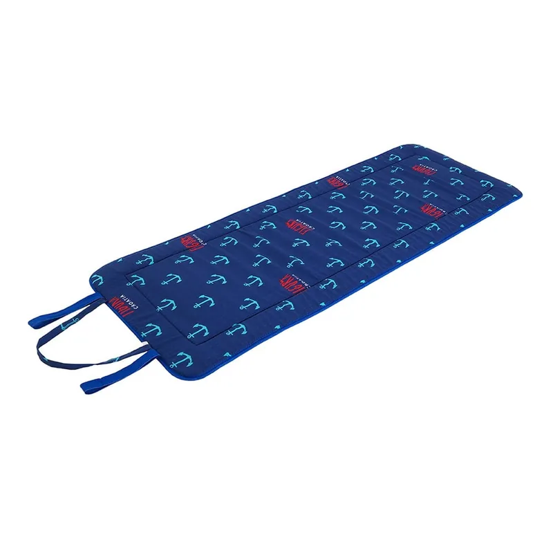Szybka wysyłka Niebieska ogrodowa poduszka do siedzenia na leżak 52x148 cm Anchors – B.E.S. Bonami