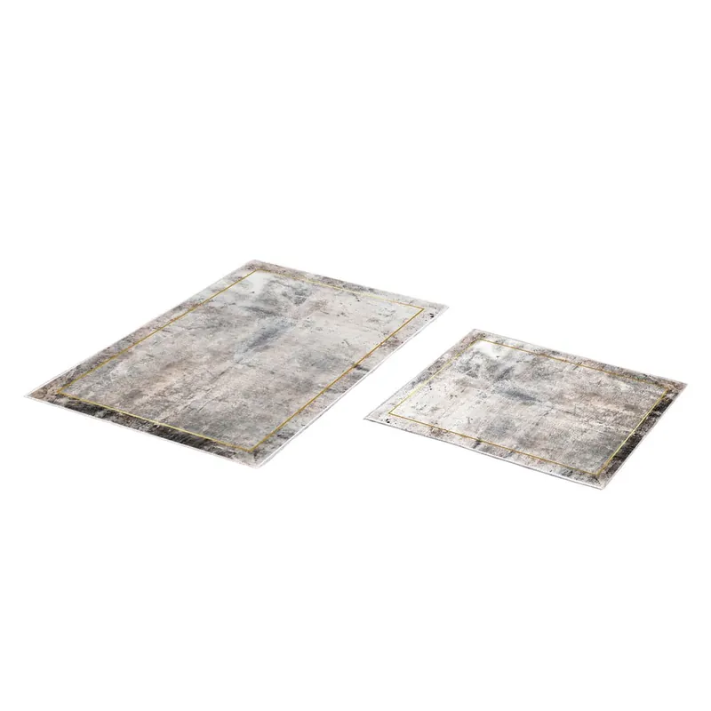 Cena promocyjna Szaro-brązowe dywaniki łazienkowe zestaw 2 szt. 60x100 cm – Foutastic Bonami