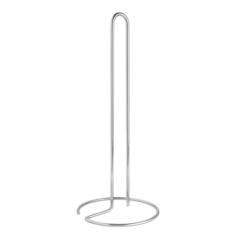Dostępne od ręki Stalowy stojak na ręczniki papierowe w kolorze srebra z połyskiem ø 14 cm Luxy – Metaltex Bonami