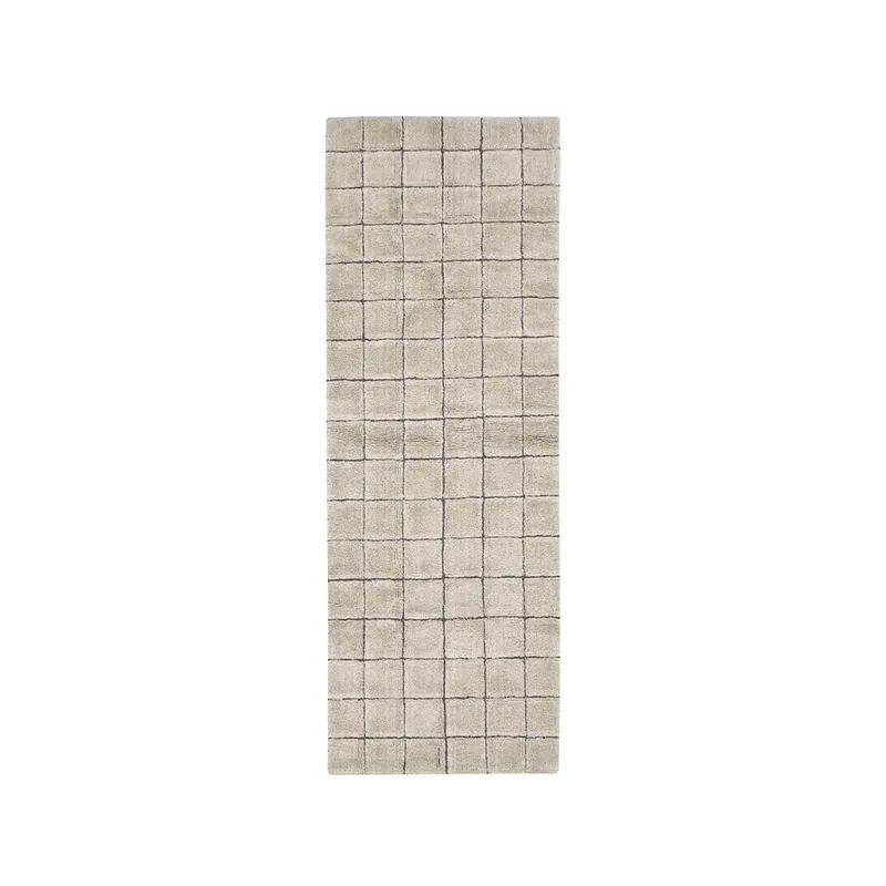 Beżowy wełniany chodnik tkany ręcznie 80x230 cm Mosaic Sandstone – Lorena Canals Bonami Taniej