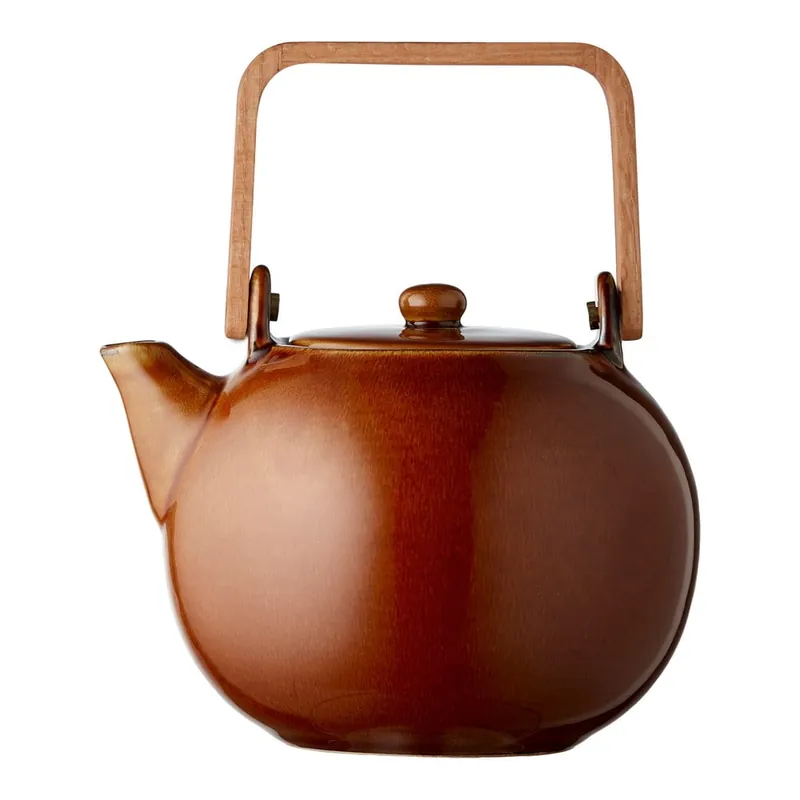 Ograniczona ilość Dzbanek do herbaty ceramiczny z sitkiem w bursztynowym kolorze 1,2 l Gastro Amber – Bitz Bonami