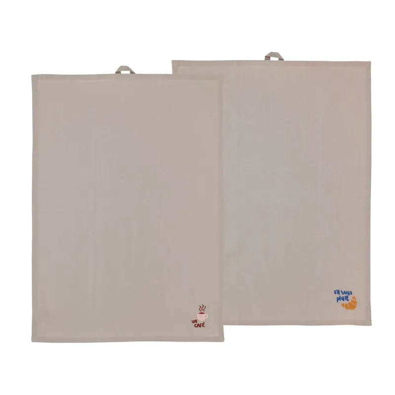 Łatwy zwrot Bawełniane ścierki zestaw 2 szt. 50x70 cm Bistro – Södahl Bonami