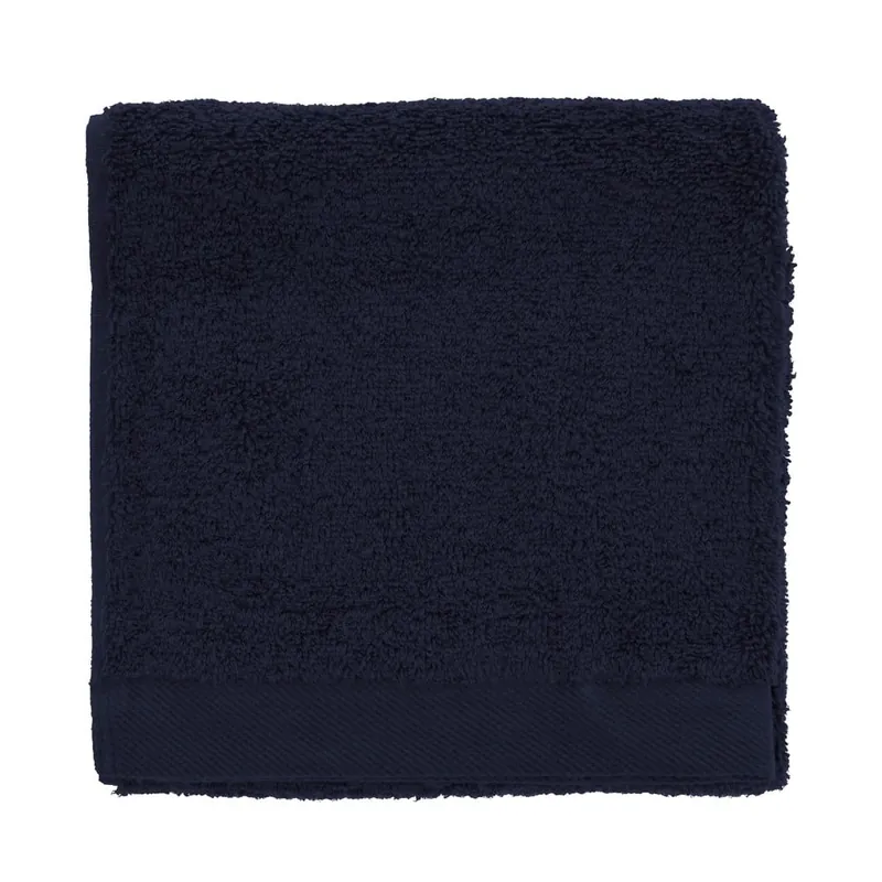 Zamów teraz Ciemnoniebieski bawełniany ręcznik frotte 40x60 cm Comfort – Södahl Bonami