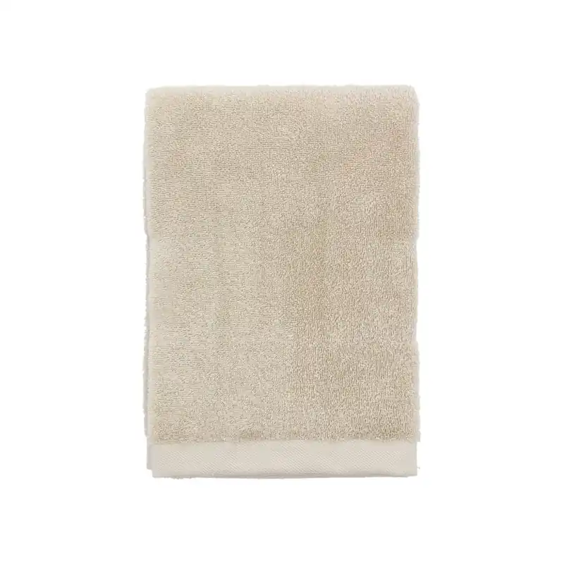 Dostępne od ręki Beżowy bawełniany ręcznik kąpielowy frotte 70x140 cm Comfort – Södahl Bonami