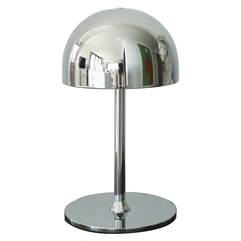 Lampa stołowa LED w kolorze srebra ze zdalnym sterowaniem i metalowym kloszem (wysokość 22 cm) Tim – Sirius Bonami Niska cena