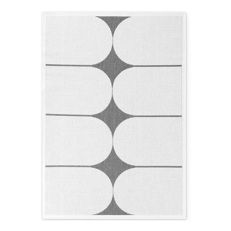 Czarno-biały dywan odpowiedni na zewnątrz 120x170 cm Duet Bowen – NORTHRUGS Bonami Popularny