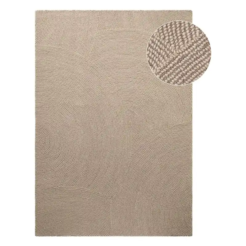 Beżowy wełniany dywan tkany ręcznie 160x230 cm Calmio – Hanse Home Bonami Bestseller