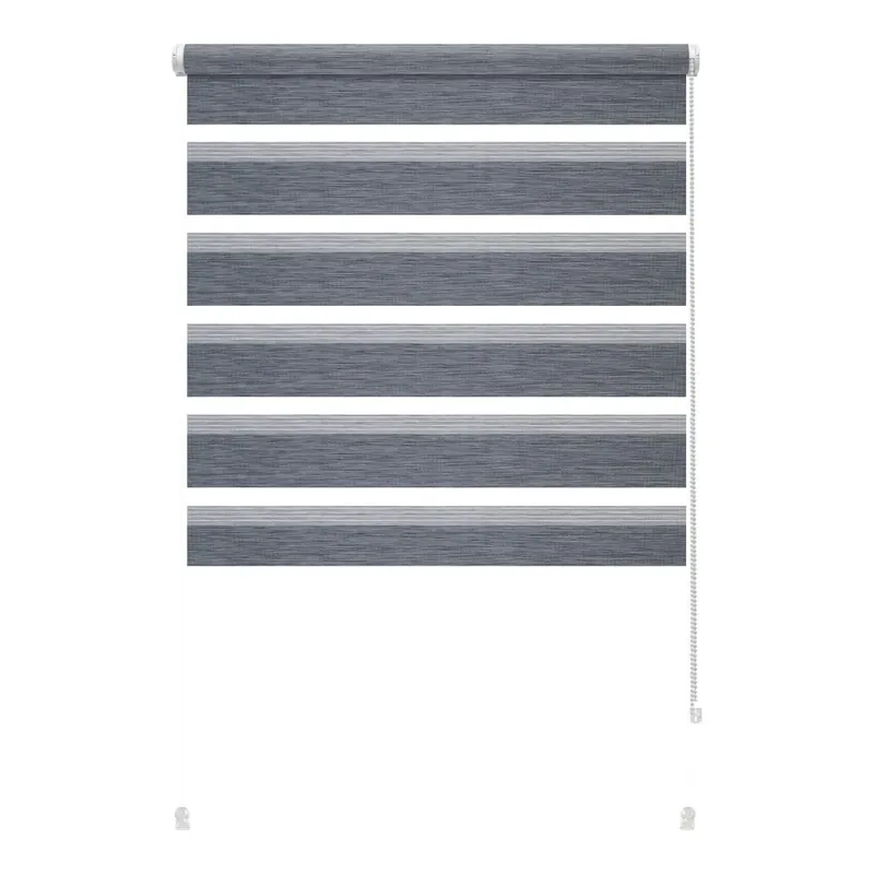 Antracytowa roleta dzień i noc 97x150 cm Zebra Silvalin – Gardinia Bonami Nowość