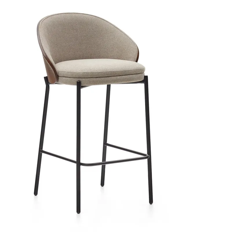 Brązowo-beżowy hoker (wysokość siedziska 65 cm) Eamy – Kave Home Bonami Popularny