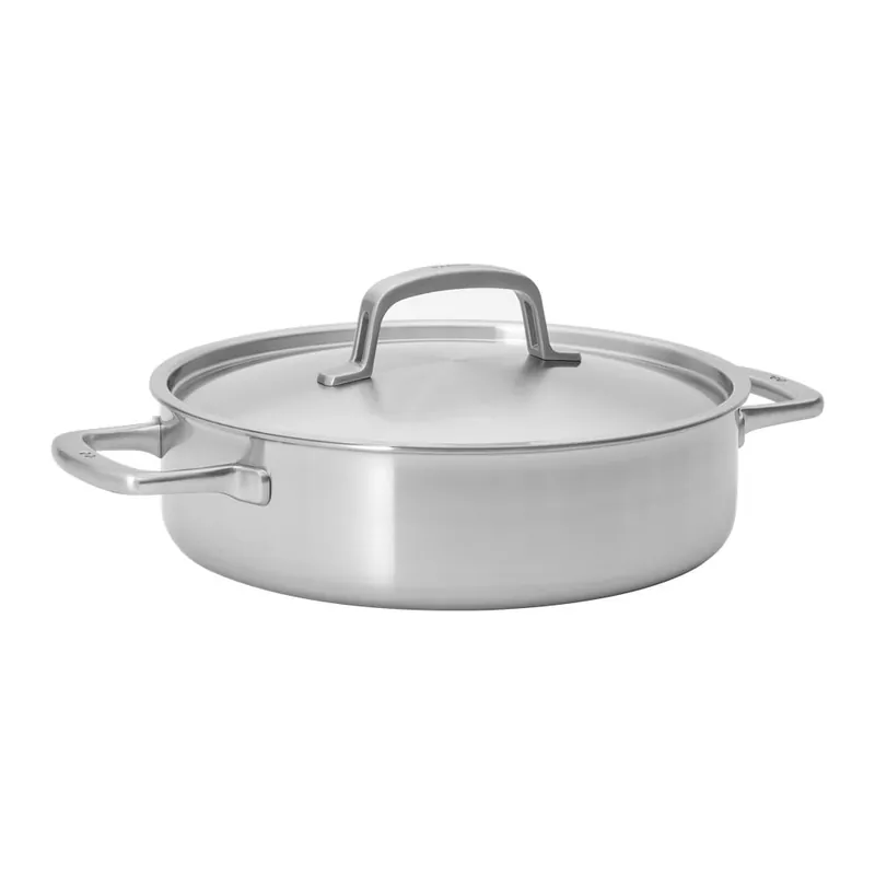 Zniżka Głęboka patelnia z pokrywką ze stali nierdzewnej ø 28 cm Lucca 3.0 – FABINI Bonami