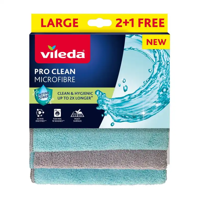 Ścierki z mikrowłókna zestaw 6 szt. Pro Clean – Vileda Bonami Ekspresowa dostawa