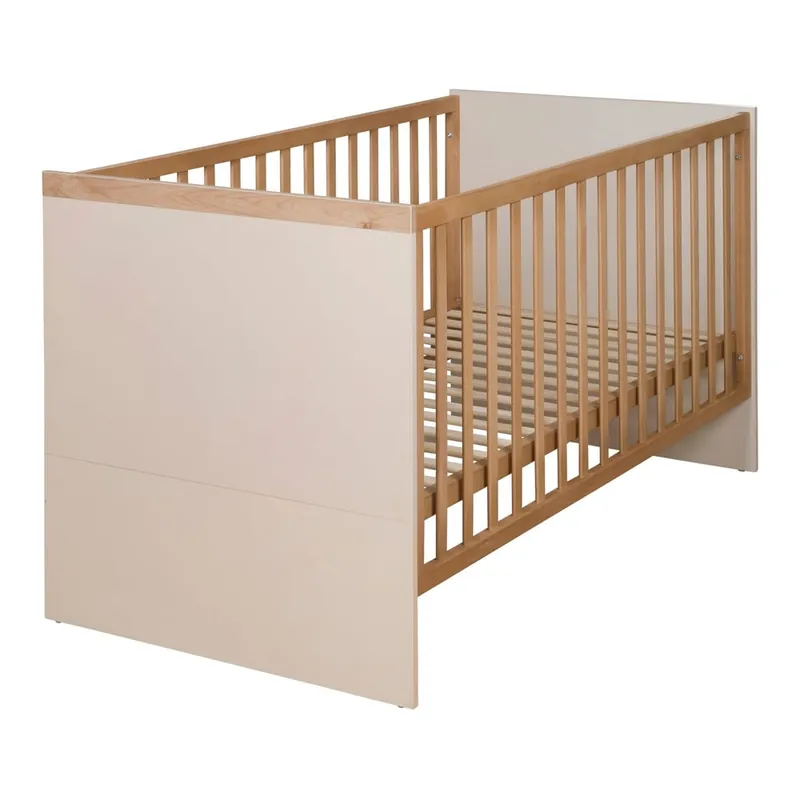 Wybór klientów Beżowo-naturalne kolorze łóżeczko z regulowaną wysokością 70x140 cm Jil – Roba Bonami