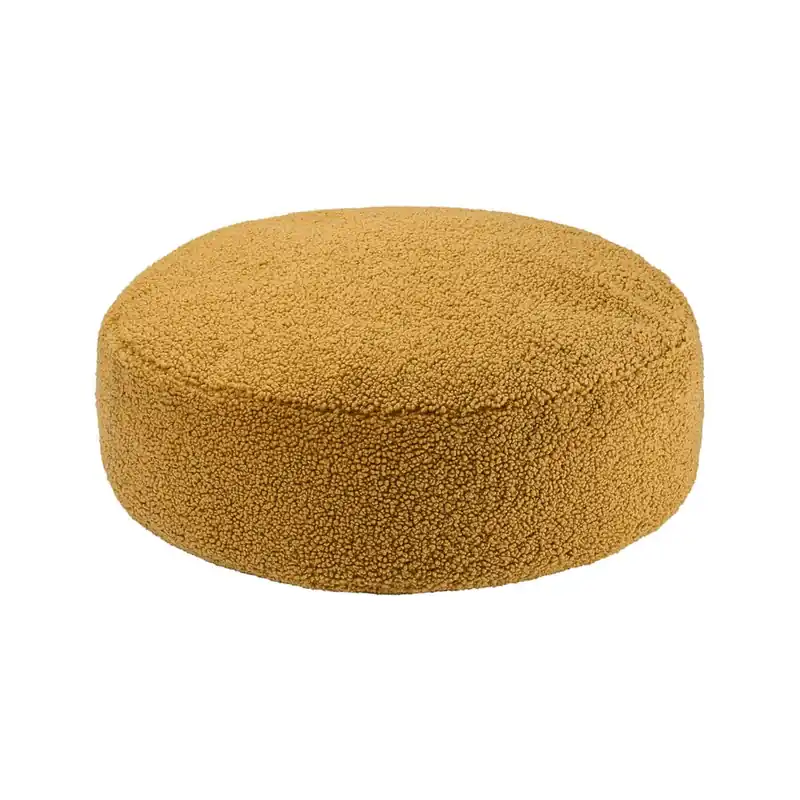 Brązowy dziecięcy worek do siedzenia z materiału bouclé Round – Wigiwama Bonami Oferta