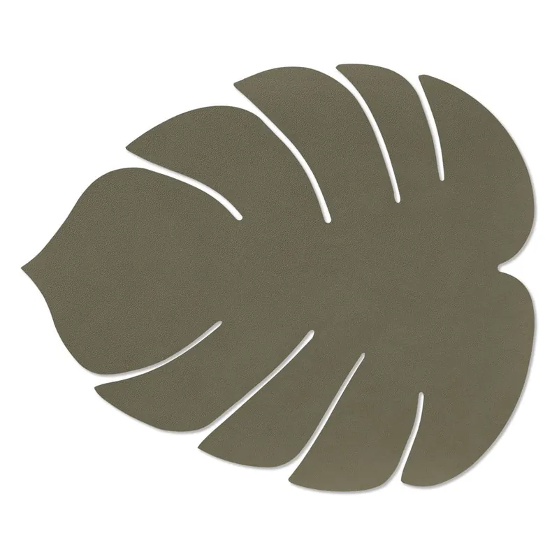 Mata stołowa ze skóry ekologicznej 35x42 cm Monstera Leaf Nupo – LIND DNA Bonami Wysoka jakość