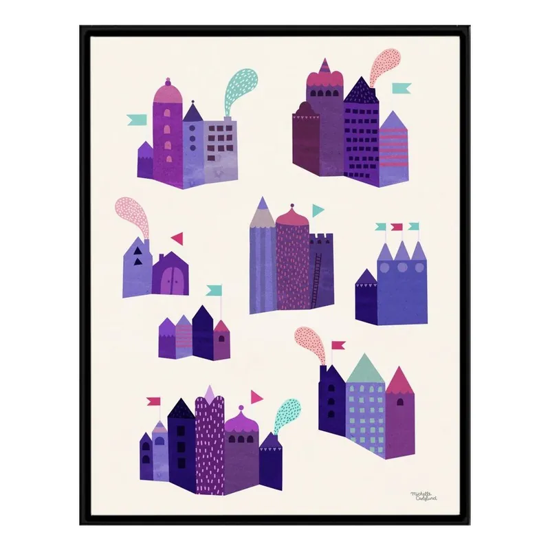 Plakat Houses, 50x70 cm Bonami Kup online