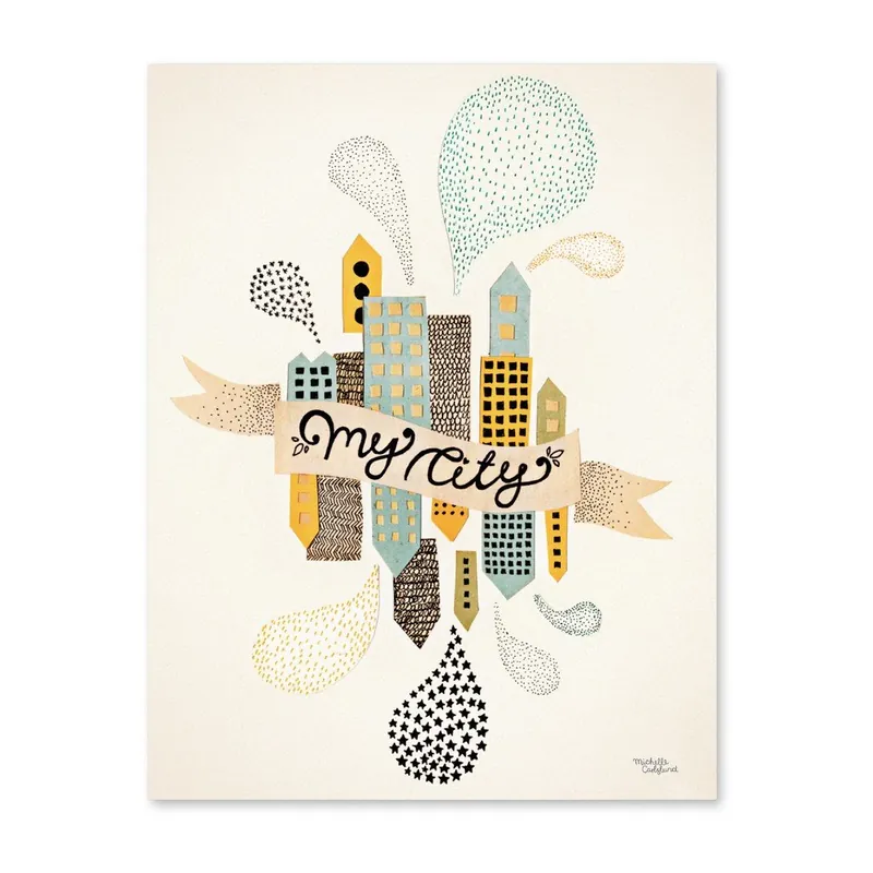 Obniżka ceny Plakat Michelle Carlslund My City Two, 30x40 cm Bonami