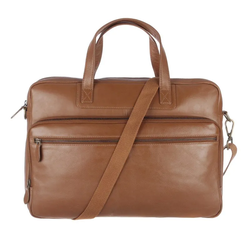 Najlepsza cena Skórzana torba Stockbridge Chestnut Bonami