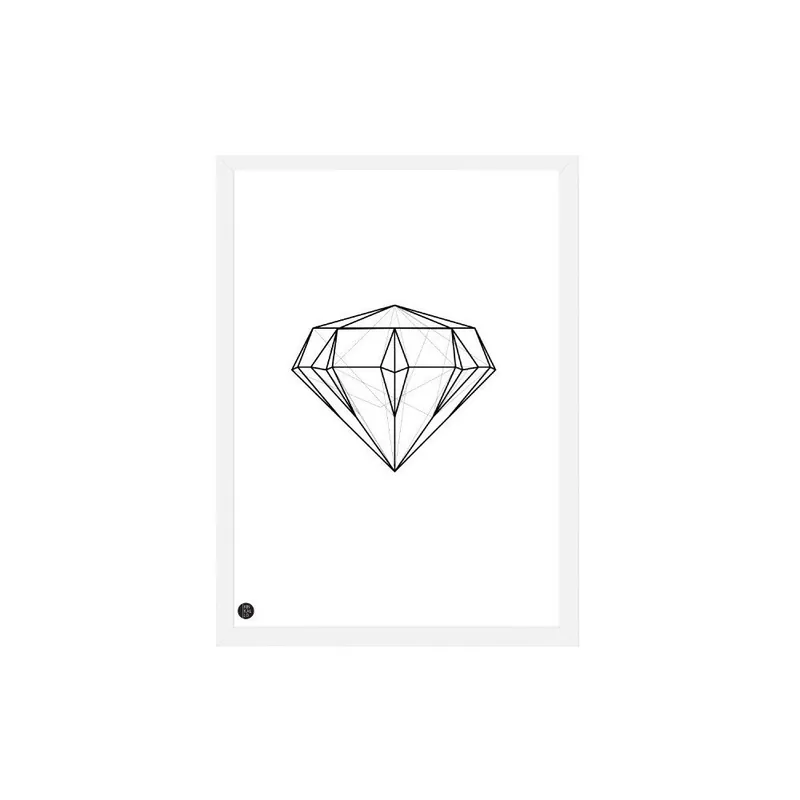 Plakat Diamond Geometric, 50x70 cm Bonami Promocja
